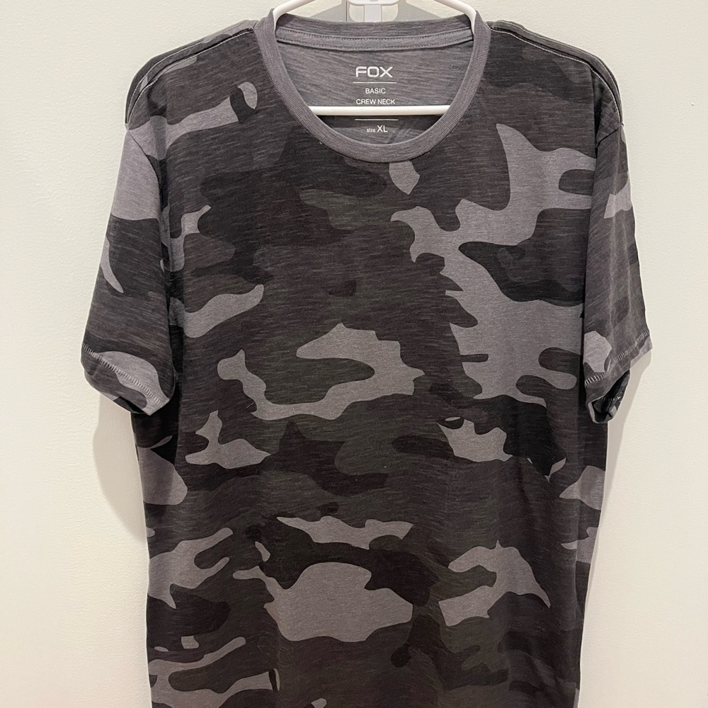 Fox camouflage tee size XL unisex